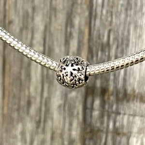 Schneeflocke Winter Schnee Urlaub Silber Europäische Charm Perle Fit Armband - Bild 1 von 1