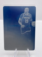 2019-20 Panini Eminence Cyan Printing Plate #11 Vince Carter Atlanta Hawks 1/1