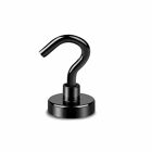 Magnetic Hooks, 25Lbs Black Magnets with Hooks for Cruise Cabin, Stong Magnetic
