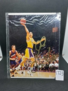 Foto a color firmada por Doug Christie 8x10 de Los Angeles Lakers - Imagen 1 de 2