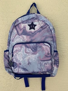 Galaxy Print Backpack - More Than Magic Purple Blue NWT - Picture 1 of 7