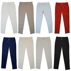 Ex C&A Womens Coloured Jeans High Rise Slim Leg Size 8 - 22 - Picture 1 of 13