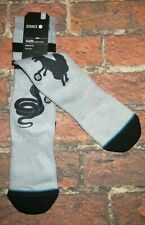 MENS STANCE SQUIRREL SNAKE CREW HEIGHT MIX MATCH GRAY SOCKS SIZE M (6/8.5)