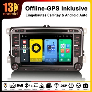 8-Kern CarPlay Android 13 Autoradio DVD GPS für VW Touran Tiguan Golf 5 6 Passat - Bild 1 von 17