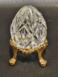 Waterford Crystal Egg w/Stand - Picture 1 of 6