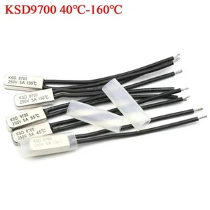 1-10 Pcs Bracket 5A 250V Degree Centigrade Temperature Switch 30-150°C KSD9700 - Picture 1 of 8