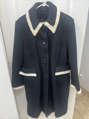 Chaquetón trinchera mezcla lana rizada Marvin Richards Foto 1 de 4