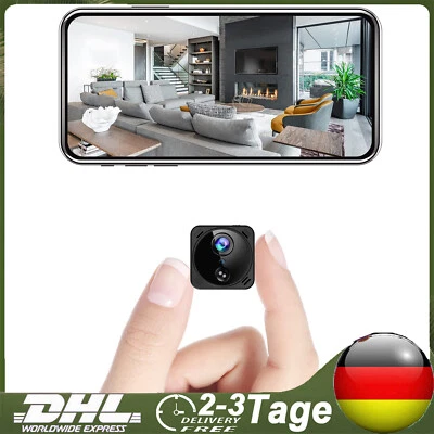 1080P Nachtsicht überwachungskamera Mini Wifi IP Camera Wlan mini kamera Cam HD - Bild 1 von 4