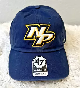 NHL Nashville Predators '47 Team Clean Up verstellbare Mütze marineblau Einheitsgröße Preds Hockey - Bild 1 von 12