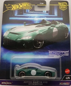 Hot Wheels Premium Aston Martin V12 Speedster Exotic Envy 5/5 2024 HKC78-LA10 - Imagen 1 de 7