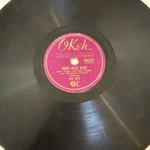 1941 BLUES Big Bill - Washboard Sam 78 rpm OKEH 06242 Green Grass Blues VG - Bild 1 von 4