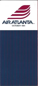 Air Atlanta system timetable 10/84 [5041] Buy 4+ save 50% - Picture 1 of 1