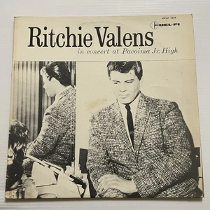 "Disco de vinilo alto Ritchie Valens en concierto en Pacoima Jr 2x 12"" 33 rpm 1960" - Imagen 1 de 24