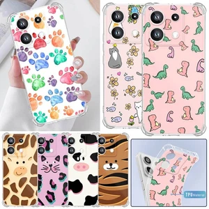Animals Print Phone Cover For Xiaomi 14 15 Redmi Note 12 13 14 Pro Silicone Case - Picture 1 of 54