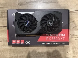 ASUS Radeon RX 6600 XT Dual OC Edition AMD Gaming GPU Graphics Card 8 GB 1080FHD - Afbeelding 1 van 7
