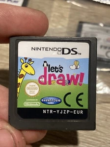 Lets Draw Nintendo DS Cart Only Video Game D13 - Picture 1 of 2