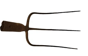 alter Schober Forke Schippe Schaufel 3 Zinken Heugabel Mistgabel Gabel  - Bild 1 von 5