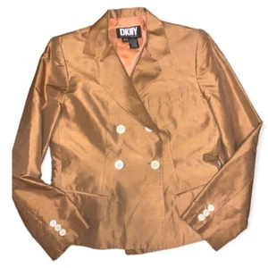 Chaqueta de lino de seda DKNY vintage años 80 - Imagen 1 de 1