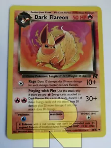 Dark Flareon ® Rocket 35/82 ® Non Comune ® Pokemon ® Inglese ® Good - Picture 1 of 5
