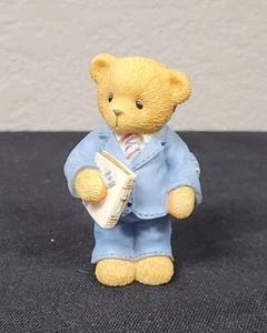 Enesco Cherished Teddies Figurine "Heaven Has Blessed This Day" Boy Figurine - Picture 1 of 7
