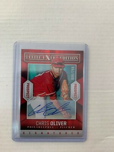 Chris Oliver 2014 Elite Extra Edition Auto Card #49 Serial #086/799