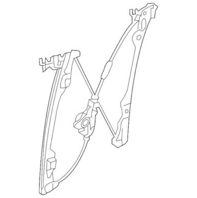 Genuine Nissan 2009-2014 Murano SL SV LE Window Regulator Front Right 807201AA2A - Image 1 of 2