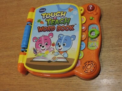 VTech Touch & Teach Word Book Interactive Educational Learning for Toddlers EUC - Image 1 of 4
