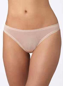 Tanga de malla de champán OnGossamer Gossamer Hip-G 3512 NUEVA cuerda g desnuda - Imagen 1 de 4