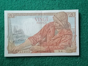 Billet 20 Francs - Pêcheur 12-2-1942 Fay 13/1 - SUP Rare - Foto 1 di 2