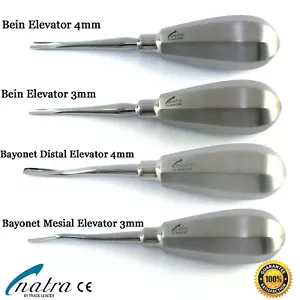 4 pz gamba elevatore radice / baionetta elevatore distale sollevatore radici dentale - Foto 1 di 6