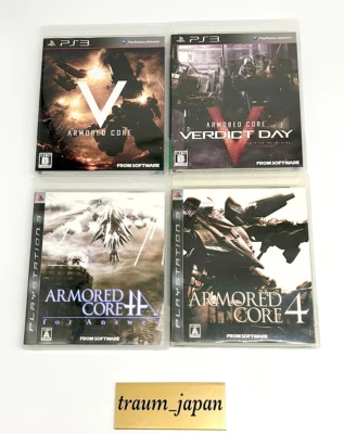 Armored Core 4 For Answer V Verdict Day Set Lot 4 PS3 Playstation3 JP Ver Tested - Image 1 of 4