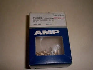 AMPLIMITE 7-66504-0 MESSING VERGOLDET, BUCHSE, AMPHENOL SERIE 2 HDP, 63 PIN PACK - Bild 1 von 2