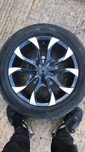 2009 VW CADDY 7Jx16" ALLOY WHEEL WITH TYRE 205/55/R16 477