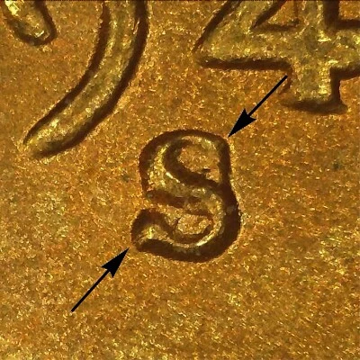 1948 S Lincoln Wheat Cent ~ RPM-016 ~AU with Rev. Details ~Coppercoins: 1MM-016 - Image 1 of 4