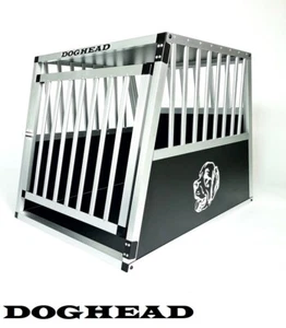 DOGHEAD Hundetransportbox Alu 65x85x69 ECO - 6585E - Hundebox - Autobox - Alubox - Bild 1 von 5