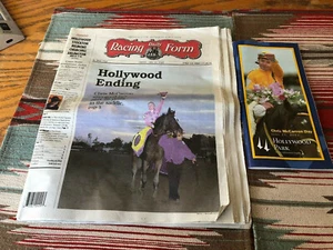 Daily Racing Form and Program, Chris McCarron Retires June 2002 Used lot - Picture 1 of 12
