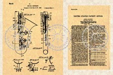 SELMER SAXOPHONE Patent Henri Selmer Sax #097