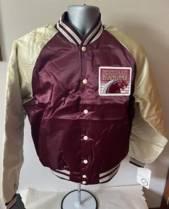 VTG 80’s Swingster USFL Michigan Panthers Men Medium Satin Jacket NOS UFL New - Picture 1 of 9