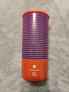 Vaso Starbucks Roasters Naranja Azul Rayas 10 OZ Hogar Nuevo G1 - Imagen 1 de 5