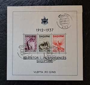 ALBANIA , 1937 , Hojita bloque nº 1 . - Imagen 1 de 2