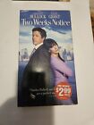Two Weeks Notice (VHS, 2002) Hollywood Rental Hugh Grant Sandra Bullock 