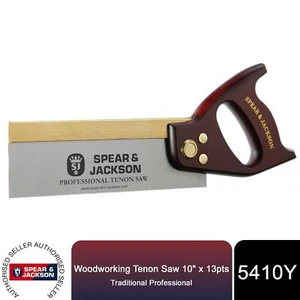 Spear & Jackson Woodworking Tenon Saw 10" x 13pts, Traditional Professional - Picture 1 of 5