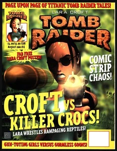 Tomb Raider : The Official Magazine #4 (4B cover) ~ large (9x12) format comic - Picture 1 of 2