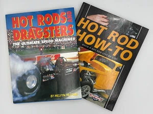 2 x BOOKS - Hot Rods and Dragsters / Hot Rod How-To. National Street Machine VGC - Imagen 1 de 16