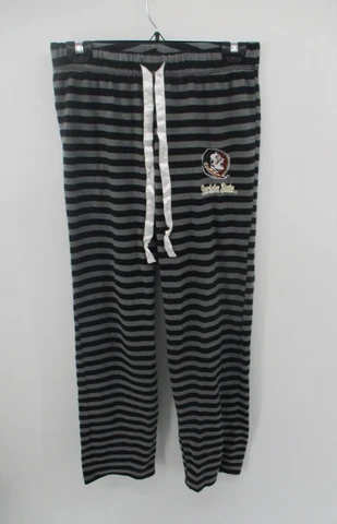 Sideline Apparel Small Ladies Sleepwear Striped Florida State Pajama Pants Cover