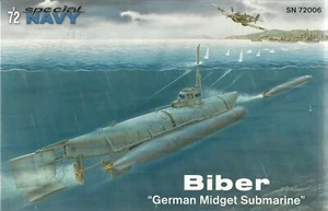 Sottomarino Midget Tedesco Biber 1/72 Speciale - Picture 1 of 1