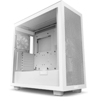 NZXT H7 Flow White PC Computer Mid-Tower Case ATX CM-H71FW-01 - Image 1 of 4