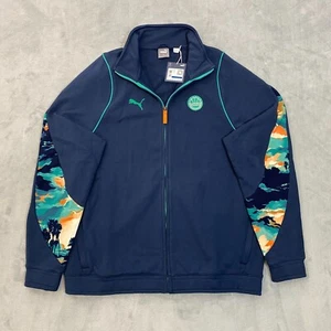 PUMA VENICEBALL T-73 Training Jacket Men XL Blue Graphic Full Zip HOOP HUNTER - Picture 1 of 14