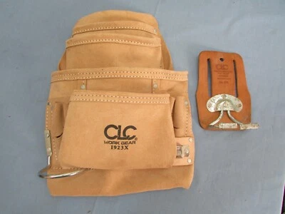 Clc Work Gear I923x Tool Pouch, Tool Pouch, Tan, Leather, 10 Pockets + bonus - Image 1 of 4
