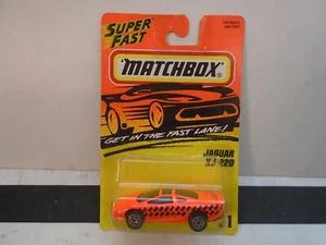 MATCHBOX SUPERFAST 1-75 MB31 JAGUAR XJ220 MINT ON USA SEALED CARD NEW NOS - Picture 1 of 1